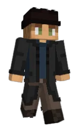 mine shaft and cod gray Minecraft skin — Slim model