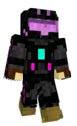 black Minecraft skin — Classic model