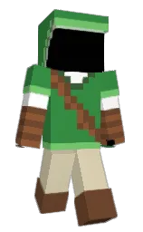 glade green and sea green Minecraft skin — Classic model