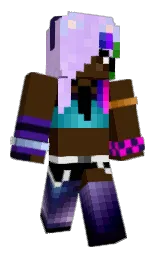 bronze and brown pod Minecraft skin — Classic model — first worn by Stormyfish