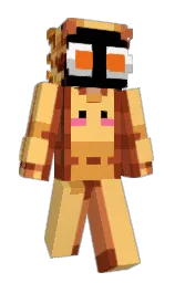goldenrod and pueblo Minecraft skin — Slim model