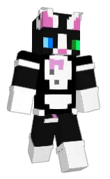 cod gray and white Minecraft skin — Classic model — first worn by Bedcat80