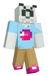 Front of them3tta's skin