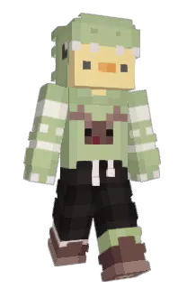 Front of Halduril's skin