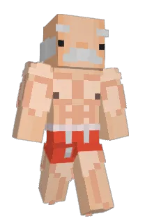Front of Minecraft skin