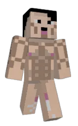 eunry and black Minecraft skin — Slim model — first worn by b0mmba_