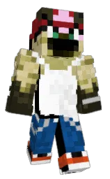 white and merlot Minecraft skin — Classic model