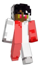 white and carnation Minecraft skin — Classic model — first worn by TheCollector2009