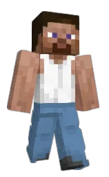 horizon and hippie blue Minecraft skin — Classic model — first worn by ps1s