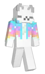 white and clear day Minecraft skin — Slim model — first worn by AdeGato