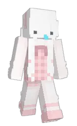 white and fantasy Minecraft skin — Slim model