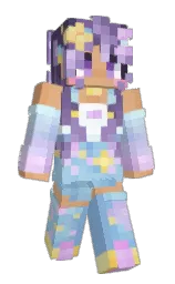 Akeriad's Minecraft skin wearing the Aurora cape