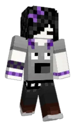 black and merino Minecraft skin — Classic model — first worn by seuvv