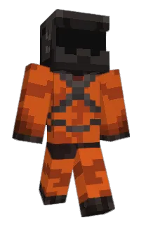 Front of Metrual's skin