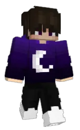 white and cod gray Minecraft skin — Classic model