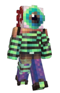 Front of fempilled's skin
