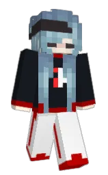 white and tabasco Minecraft skin — Slim model — first worn by l__seojun