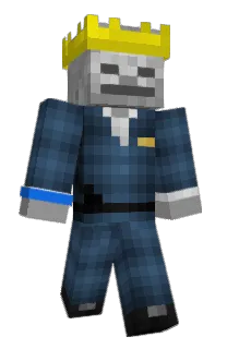 Front of BonesYT's skin