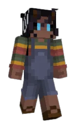 bright gray and roman coffee Minecraft skin — Slim model — first worn by IAMB33ZS