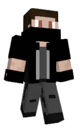 tundora and black Minecraft skin — Classic model — first worn by real_marionette