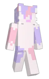 lavender blush and pastel pink Minecraft skin — Slim model