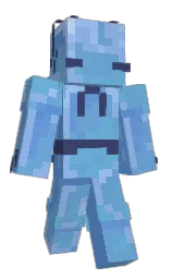 danube and cornflower Minecraft skin — Classic model
