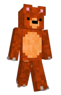 Front of Poepbeer's skin