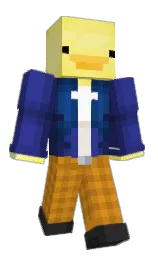 MaikiBR's Minecraft skin wearing the 15th Anniversary cape