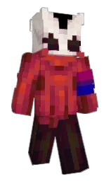 well read and mexican red Minecraft skin — Classic model