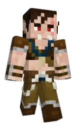 graphite and punga Minecraft skin — Classic model — first worn by Knorretj3