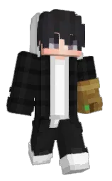 cod gray and white Minecraft skin — Classic model