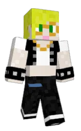 black and bizarre Minecraft skin — Classic model — first worn by ssssambo