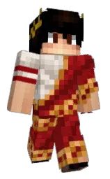 black and monarch Minecraft skin — Classic model — first worn by Thaneichu