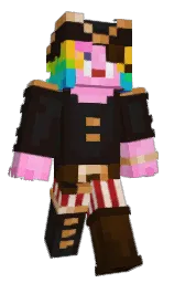 night rider and cod gray Minecraft skin — Classic model — first worn by Blanar
