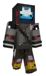 DartasArts's Minecraft skin wearing the Twisted cape
