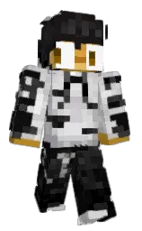 black and alto Minecraft skin — Slim model — first worn by batudo