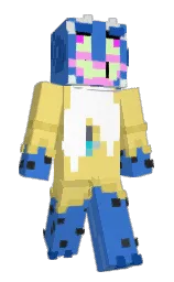 black and golden sand Minecraft skin — Slim model