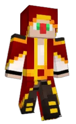red berry and sangria Minecraft skin — Classic model — first worn by Tarandir