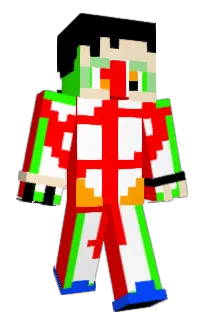Front of Minecraft skin