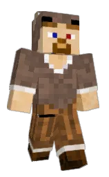 white and mischka Minecraft skin — Classic model — first worn by BYZON009