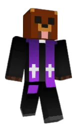 gqxt's Minecraft skin wearing the 15th Anniversary cape