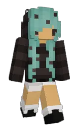 dune and cocoa brown Minecraft skin — Slim model — first worn by FlavoredBeverage
