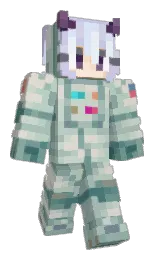 gum leaf and westar Minecraft skin — Slim model — first worn by Ajibe
