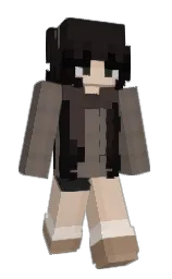 pine cone and cod gray Minecraft skin — Slim model — first worn by sladoledideni