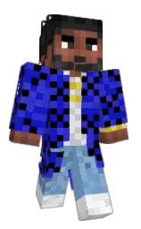 Tevim's Minecraft skin wearing the Migrator cape