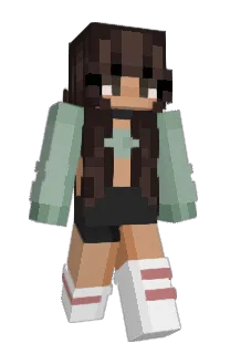 Front of Kristaal's skin