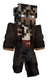 cocoa brown and zeus Minecraft skin — Classic model — first worn by vamp_asmo