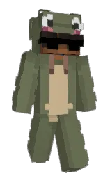 greodds's Minecraft skin wearing the Purple Heart cape