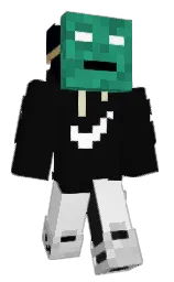 ATI_ES's Minecraft skin wearing the Menace cape