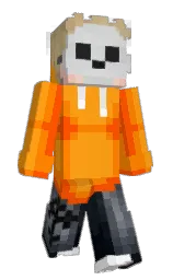 tree poppy and flush orange Minecraft skin — Slim model — first worn by PDamion
